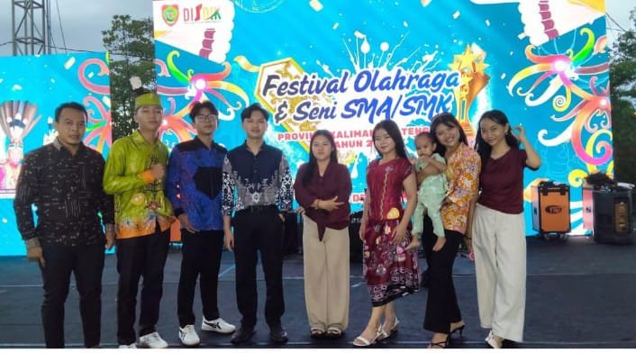mengikuti festival olahraga dan seni SMA/SMK pelajar se kalimantan tengah di palangkaraya (3)